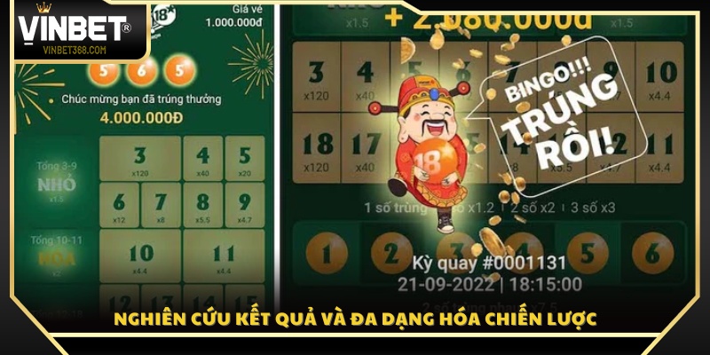 Theo dõi kết quả quay số để điều chỉnh chiến thuật hợp lý